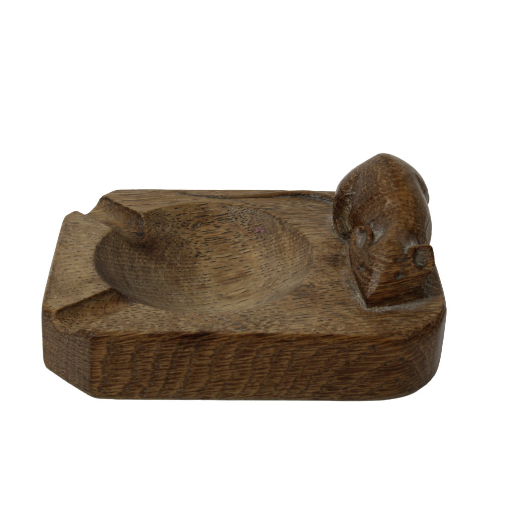 Robert 'Mouseman' Thompson carved ashtray