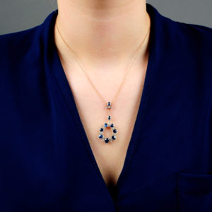 Necklace on model