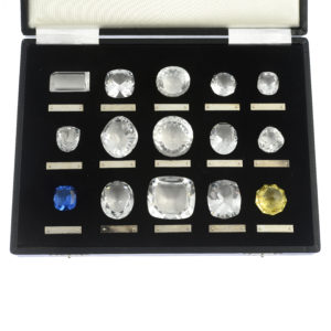 A replica set of historic diamonds