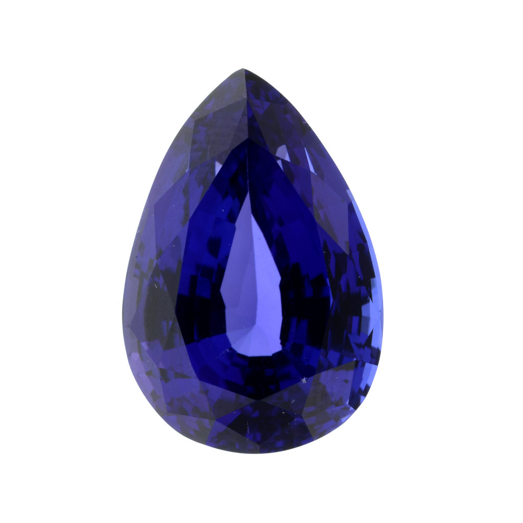 A stunning tanzanite gem