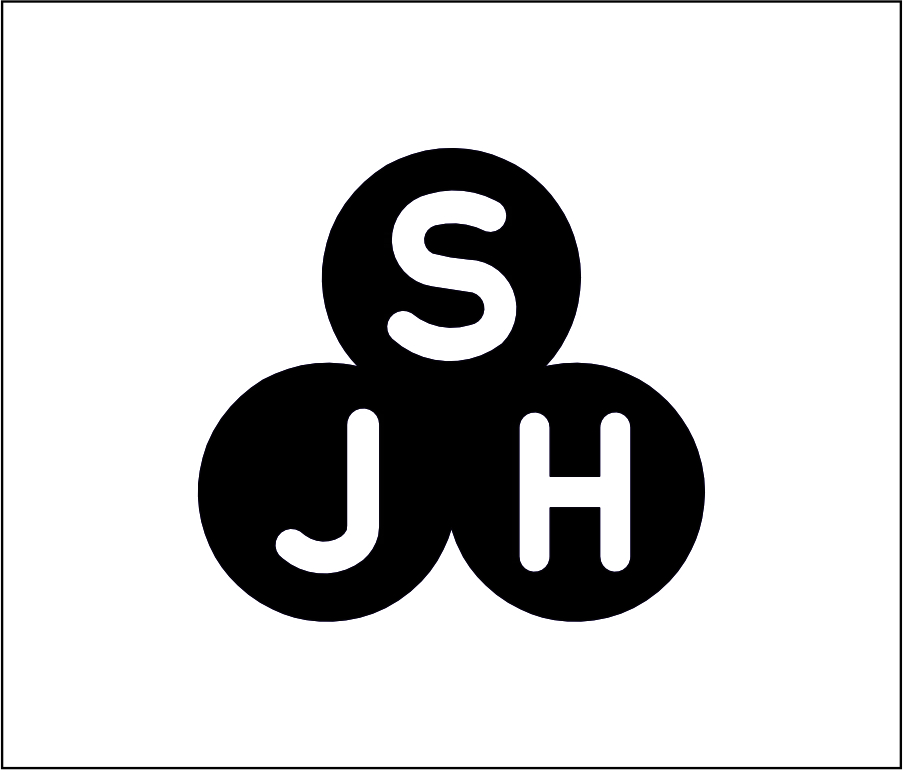 The SJH mark chosen by the designer