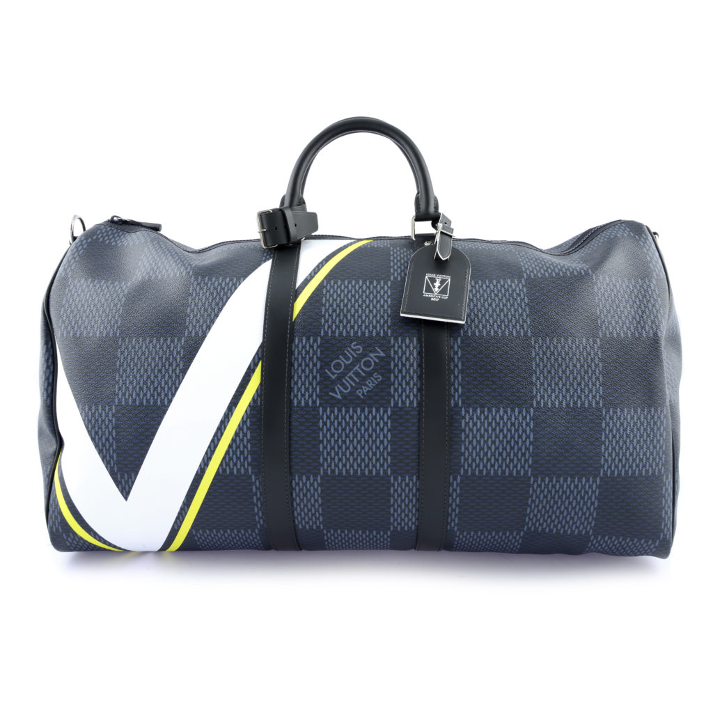 A Louis Vuitton bag celebrating the 35th America’s Cup