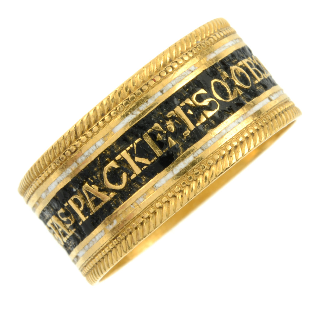 A Georgian mourning ring