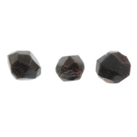 rough garnet crystals