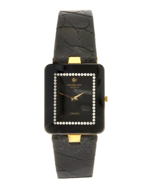 A gold plated quartz Raymond Weil Othello wrist watch. 