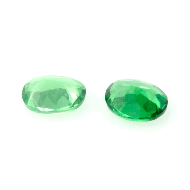 selection of tsavorite garnets