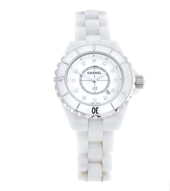 Chanel - a J12 bracelet watch, 34mm.