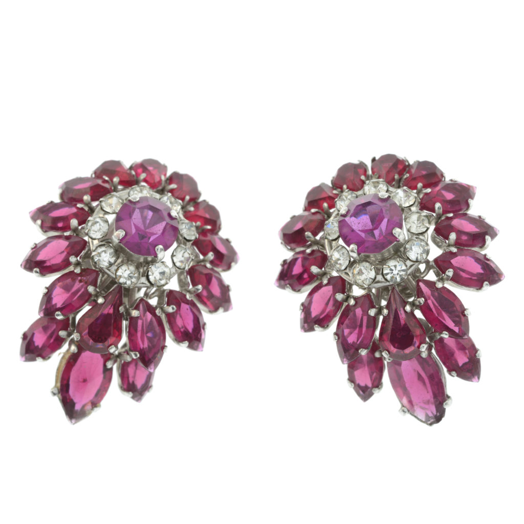 Christian Dior - a pair of clip-on earrings.