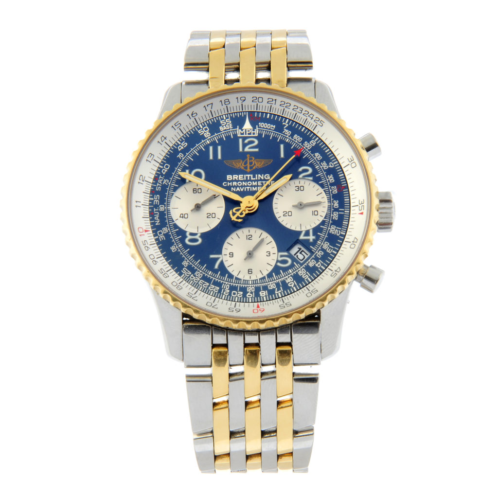 Breitling - a Navitimer chronograph watch, 41mm.