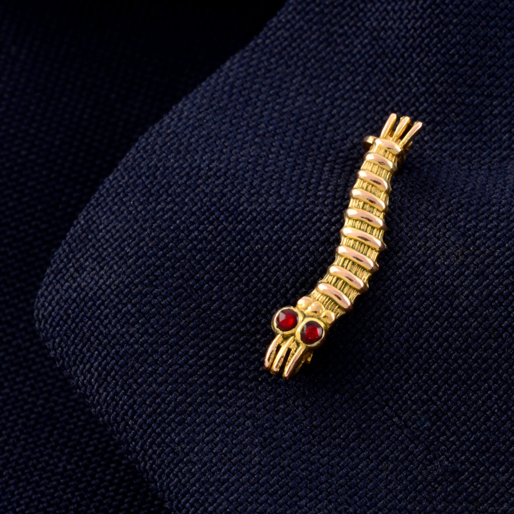 Sergeant Bernard John Warren's Caterpillar Club brooch.