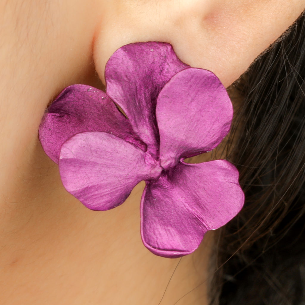 Pansy earrings, by JAR